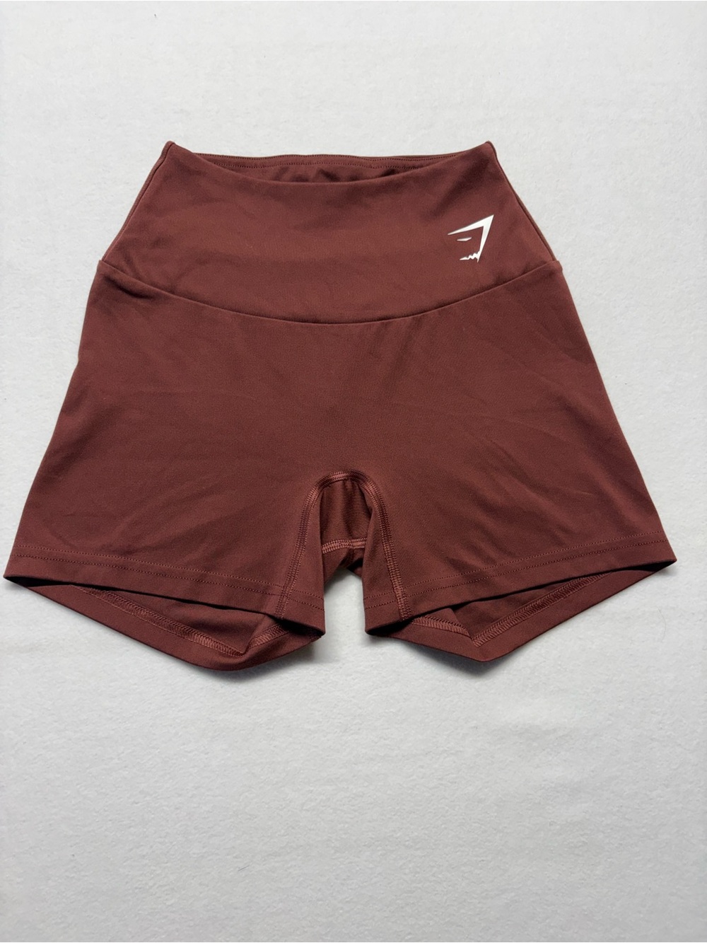 Gymshark Women’s High-Waist Burnt Brown Bike Shorts